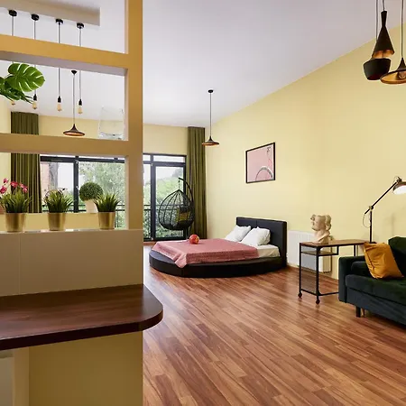 Lumina Loft Tymienieckiego With A View Of The Lake Lodz  Exterior photo