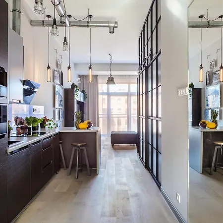 Lumina Loft Tymienieckiego With A View Of The Lake Lodz  Exterior photo